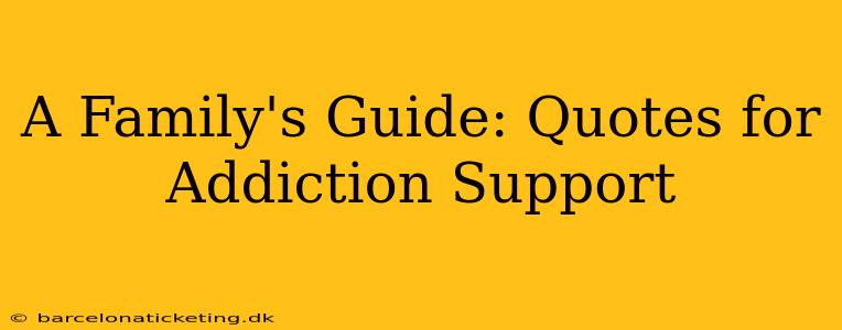 A Family's Guide: Quotes for Addiction Support