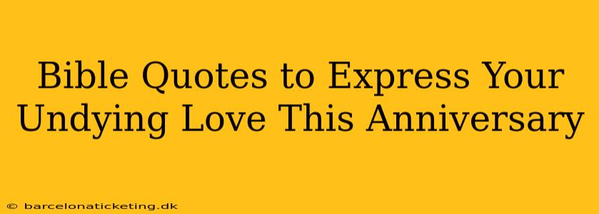 Bible Quotes to Express Your Undying Love This Anniversary
