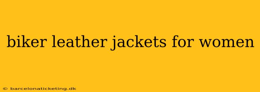 biker leather jackets for women