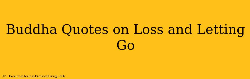 Buddha Quotes on Loss and Letting Go