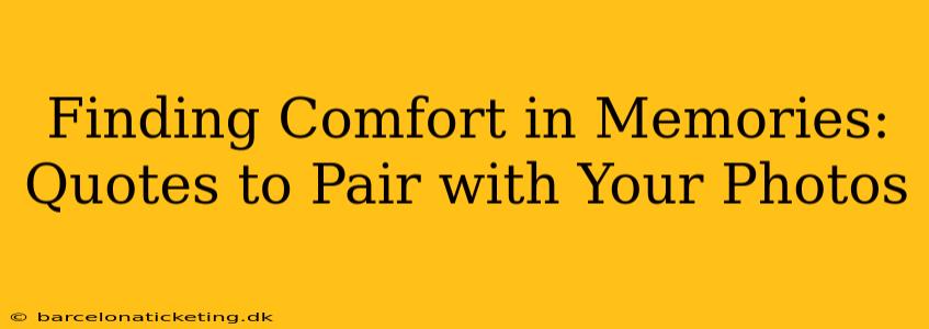 Finding Comfort in Memories: Quotes to Pair with Your Photos