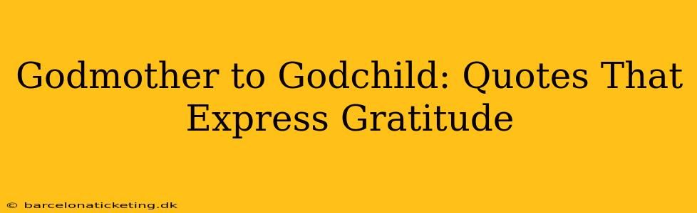 Godmother to Godchild: Quotes That Express Gratitude
