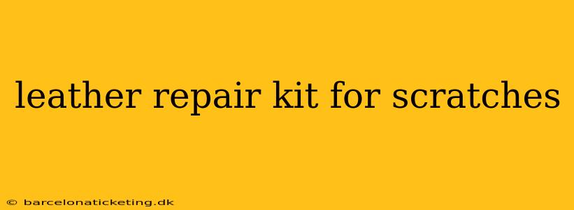 leather repair kit for scratches