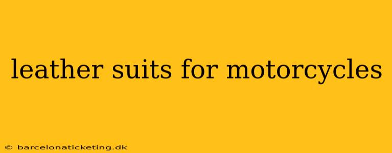 leather suits for motorcycles