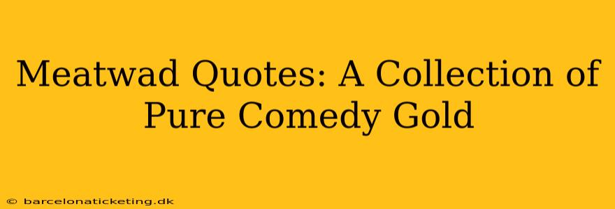 Meatwad Quotes: A Collection of Pure Comedy Gold
