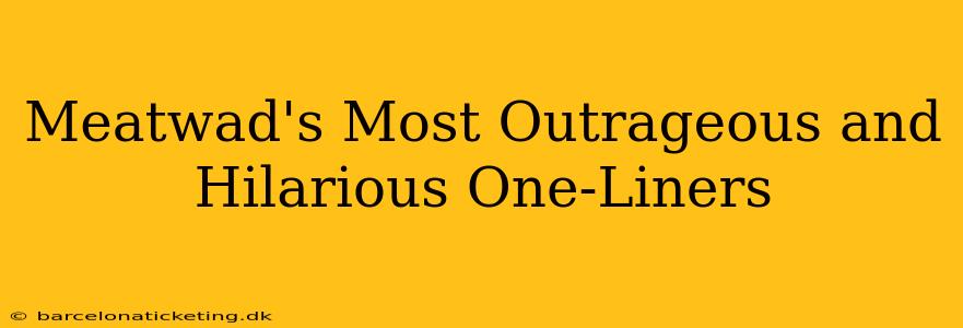 Meatwad's Most Outrageous and Hilarious One-Liners