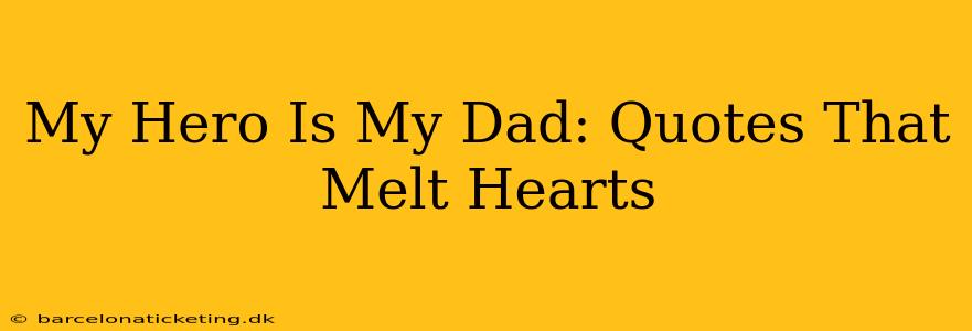 My Hero Is My Dad: Quotes That Melt Hearts