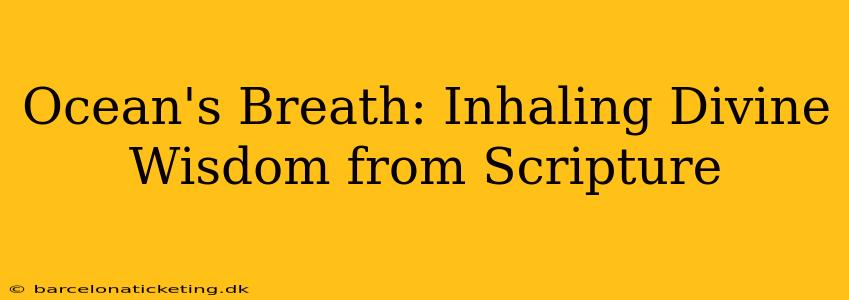 Ocean's Breath: Inhaling Divine Wisdom from Scripture