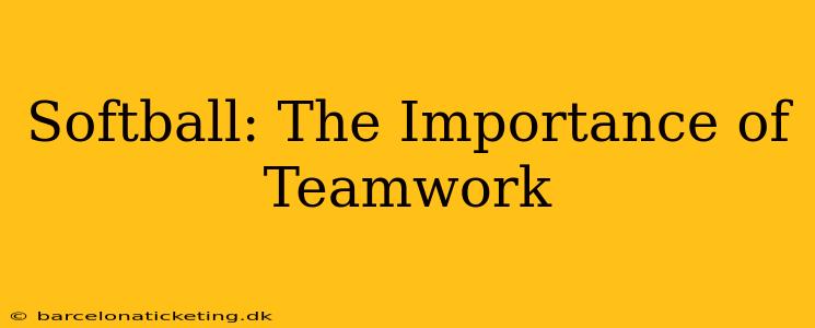 Softball: The Importance of Teamwork