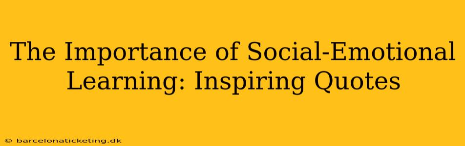 The Importance of Social-Emotional Learning: Inspiring Quotes