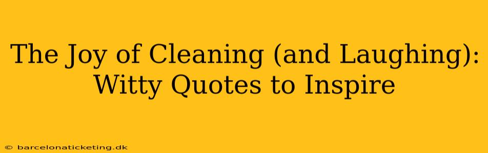The Joy of Cleaning (and Laughing): Witty Quotes to Inspire