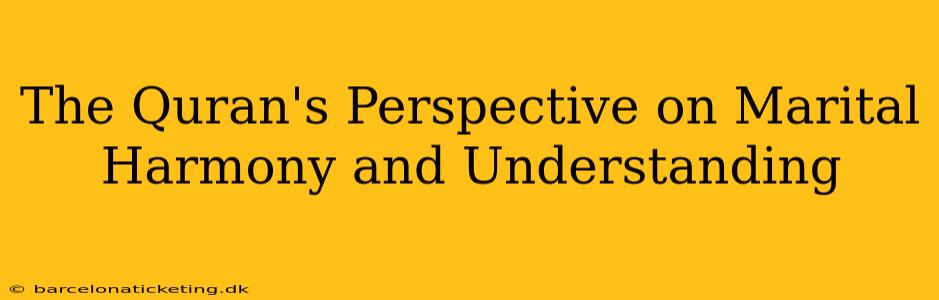 The Quran's Perspective on Marital Harmony and Understanding