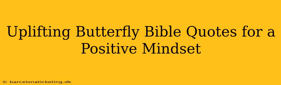 Uplifting Butterfly Bible Quotes for a Positive Mindset