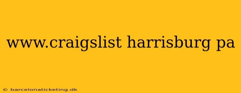 www.craigslist harrisburg pa